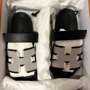 Hermes chypre leather sandals